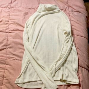 White Turtle neck